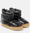 Isabel Marant Heta Leather Ankle Boots In Black