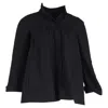 Isabel Marant Hidden Button Jacket In Black Wool In Black