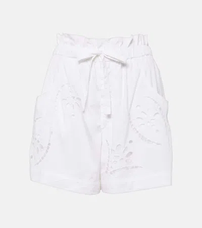 ISABEL MARANT HIDEA BRODERIE ANGLAISE SHORTS