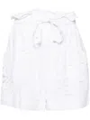 Isabel Marant Modal Blend Hidea Shorts In Weiss