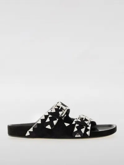 ISABEL MARANT FLAT SANDALS ISABEL MARANT WOMAN COLOR BLACK,H11020002