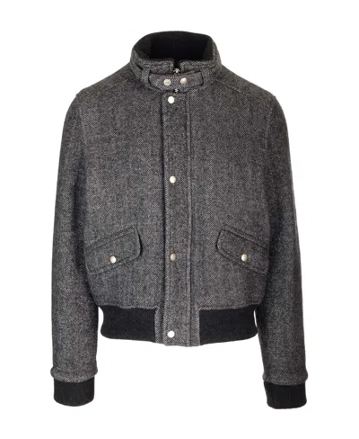 ISABEL MARANT ISABEL MARANT HIGH-NECK BUTTONED BOMBER JACKET