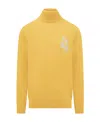Isabel Marant High-neck Long-sleeved Sweater In Yellow
