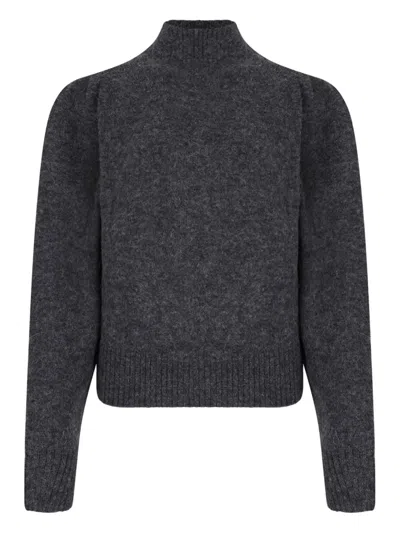 Isabel Marant High-neck Sweater In Gray