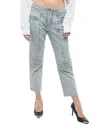 Isabel Marant High Rise Loma Biker Fit Jeans In Blue