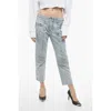 Isabel Marant High Rise Loma Biker Fit Jeans In Blue