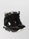 Isabel Marant High-top Sneakers With Contrast Sole And Perforated Detailing