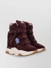 Isabel Marant Balskee High-top Wedge Suede Calfskin Leather Sneakers
