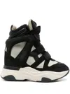 Isabel Marant Hidden Heel High-top Sneakers In Black
