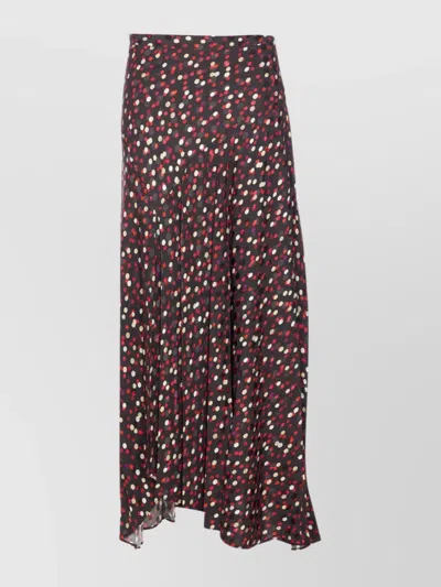 ISABEL MARANT HIGH WAIST MIDI SKIRT WITH SPLIT DETAIL