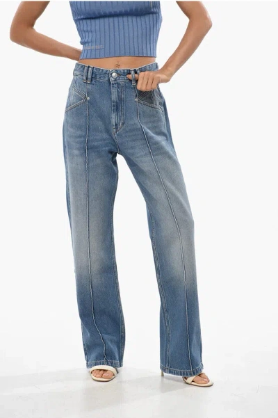 Isabel Marant High Waist Regular Fit Jeans In Blue