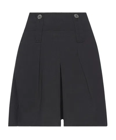 Isabel Marant High Waist Shorts In Black