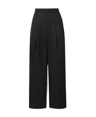 Isabel Marant High-waisted Casual Pants In Black