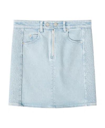 Isabel Marant High-waisted Denim Skirt In Blue