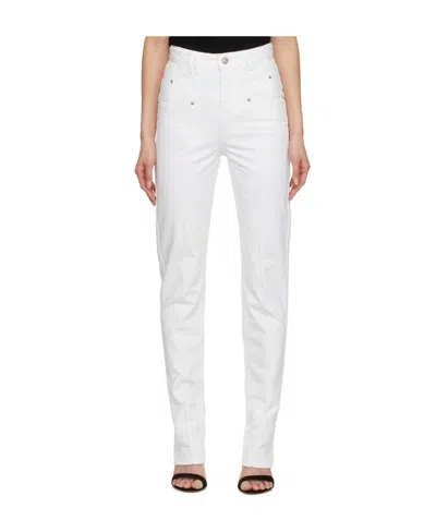 Isabel Marant High-waisted Jeans In White