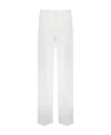 Isabel Marant High-waisted Tailored Trousers In White
