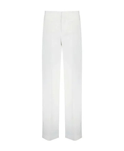 Isabel Marant High-waisted Tailored Trousers In White
