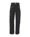 Isabel Marant High-waisted Wide-leg Jeans In Black