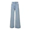 Isabel Marant High-waisted Wide Leg Jeans In Fluid Cotton Denim