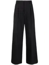 Isabel Marant High-waisted Wide-leg Trousers In Black