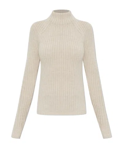 Isabel Marant High-neck Long-sleeved Knitwear In Brown