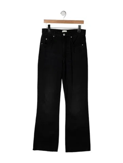 Pre-owned Isabel Marant High-rise Flared Jeans In Black