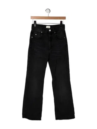 Pre-owned Isabel Marant High-rise Flared Jeans In Black