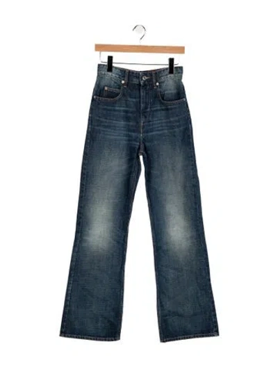 Pre-owned Isabel Marant High-rise Flared Jeans In Blue