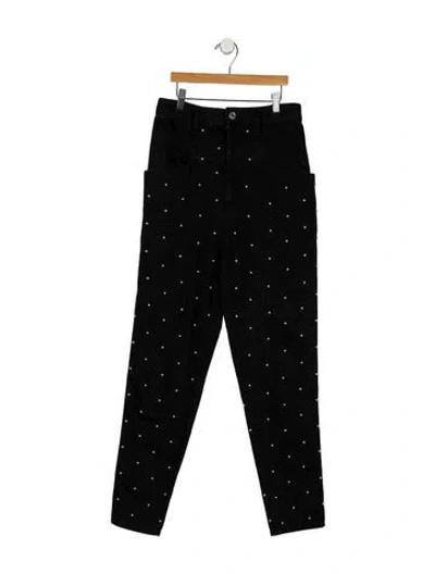 Pre-owned Isabel Marant High-rise Skinny Leg Jeans In Black