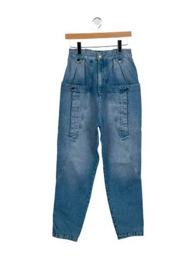 Pre-owned Isabel Marant High-rise Skinny Leg Jeans In Blue