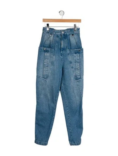 Pre-owned Isabel Marant High-rise Skinny Leg Jeans In Blue
