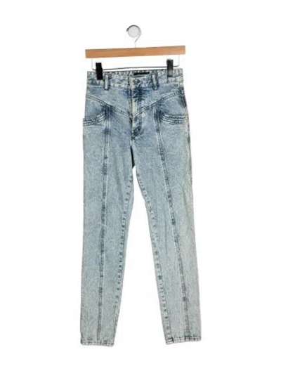 Pre-owned Isabel Marant High-rise Skinny Leg Jeans In Blue