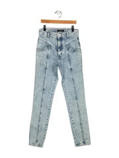 Pre-owned Isabel Marant High-rise Skinny Leg Jeans In Blue