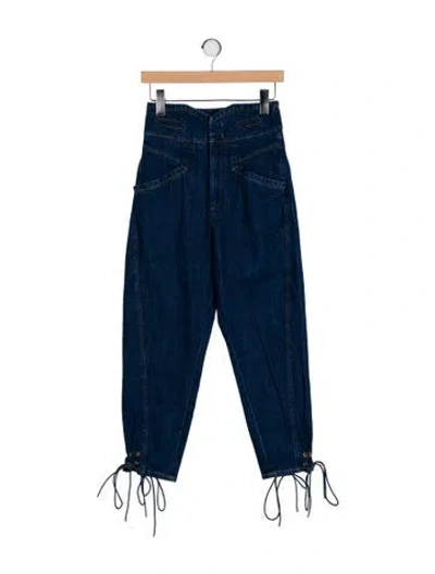 Pre-owned Isabel Marant High-rise Skinny Leg Jeans In Blue