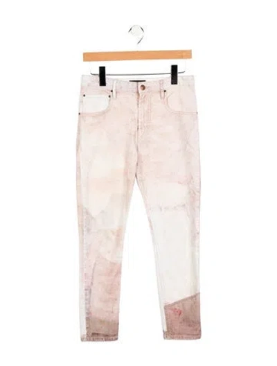Pre-owned Isabel Marant High-rise Skinny Leg Jeans In Pink