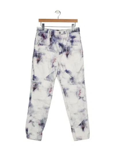 Pre-owned Isabel Marant High-rise Skinny Leg Jeans In Purple