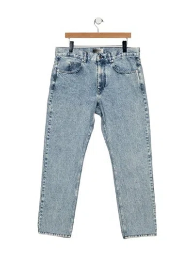 Pre-owned Isabel Marant High-rise Straight Leg Jeans In Blue
