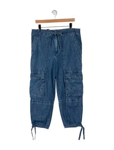 Pre-owned Isabel Marant High-rise Straight Leg Jeans In Blue