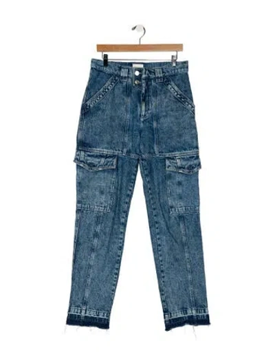 Pre-owned Isabel Marant High-rise Straight Leg Jeans In Blue