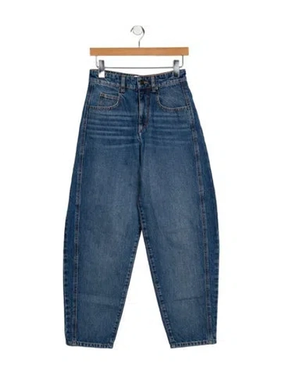 Pre-owned Isabel Marant High-rise Straight Leg Jeans In Blue