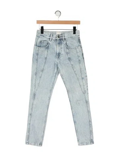 Pre-owned Isabel Marant High-rise Straight Leg Jeans In Blue
