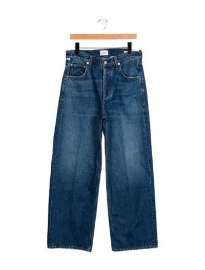 Pre-owned Isabel Marant High-rise Straight Leg Jeans In Blue