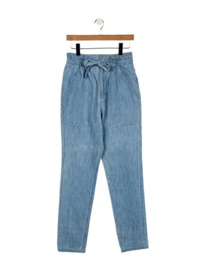 Pre-owned Isabel Marant High-rise Straight Leg Jeans In Blue