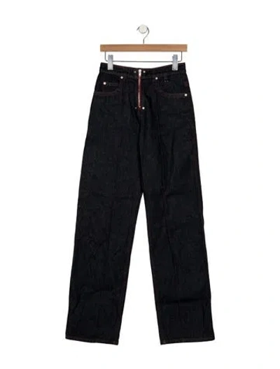 Pre-owned Isabel Marant High-rise Straight Leg Jeans In Blue