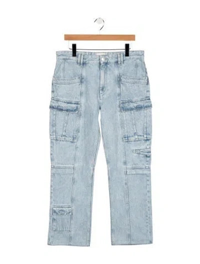 Pre-owned Isabel Marant High-rise Straight Leg Jeans In Blue