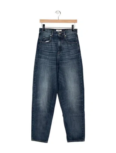 Pre-owned Isabel Marant High-rise Straight Leg Jeans In Blue