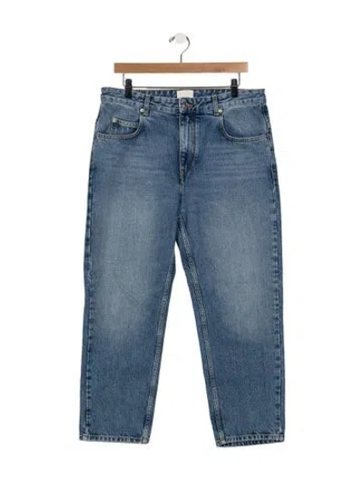 Pre-owned Isabel Marant High-rise Straight Leg Jeans In Blue