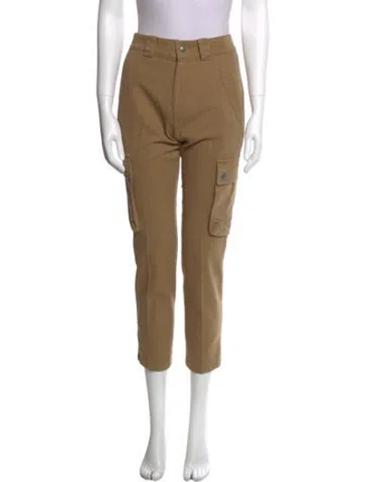 Pre-owned Isabel Marant High-rise Straight Leg Jeans In Brown