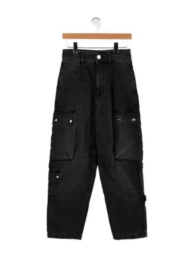 Pre-owned Isabel Marant High-rise Straight Leg Jeans In Gray