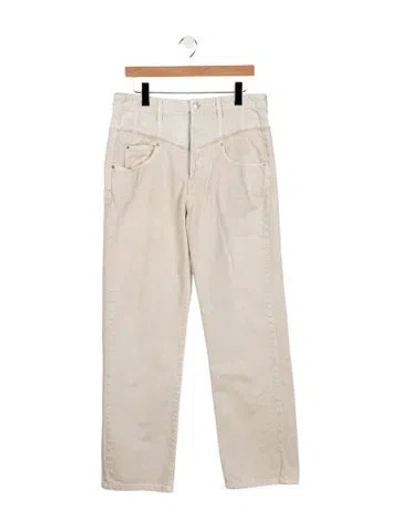 Pre-owned Isabel Marant High-rise Straight Leg Jeans In Gray
